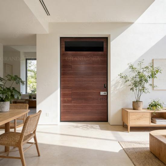 solid wood pivot doors