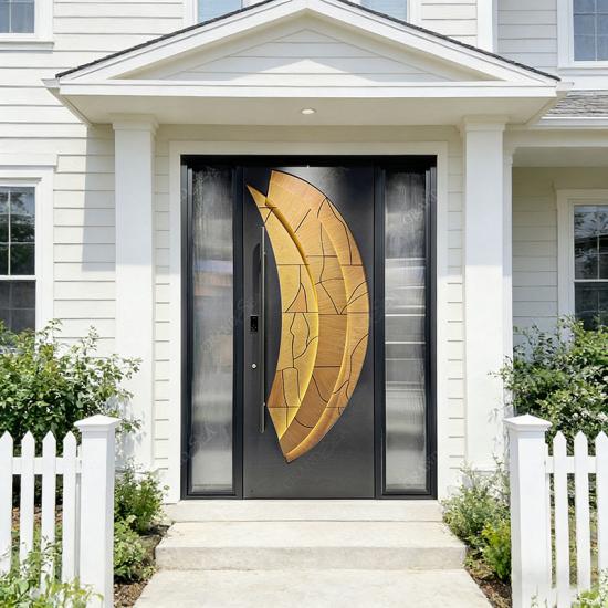 modern aluminium pivot doors