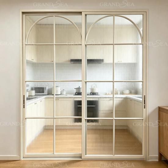 Kitchen sliding partition door