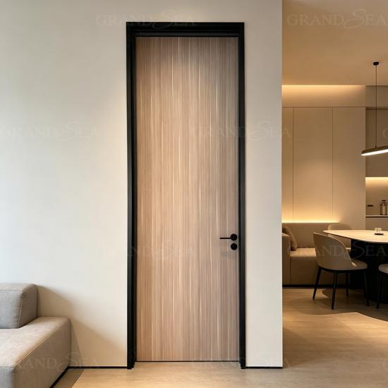 minimalist flush door for home
