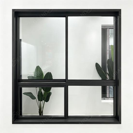 narrow slim frame aluminum sliding window