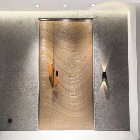cast aluminum metal front door