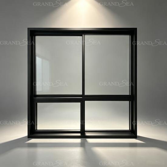 narrow slim frame aluminum sliding window