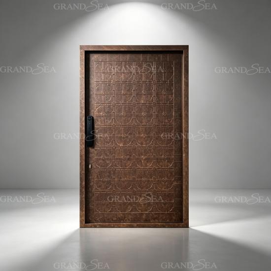 3d carving pivot door