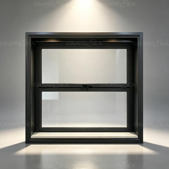 vertical folding glass window