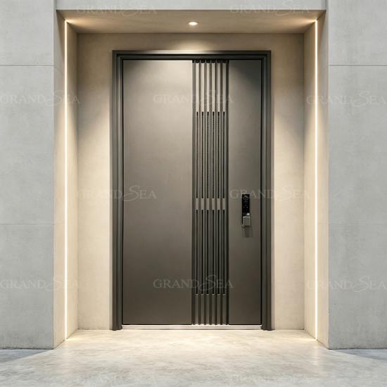 cast aluminum entrance door