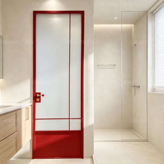 Retro Aluminum Glass Door