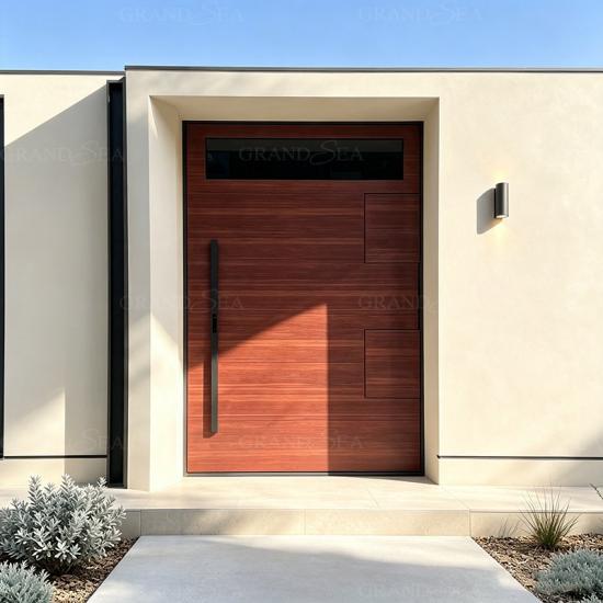 solid wood pivot doors